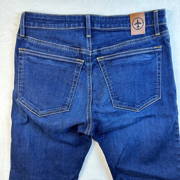 AVIATOR USA Mens Jeans The Concorde Travel Dark Wash Slim Fit 31 Hidden pockets - Picture 13 of 16